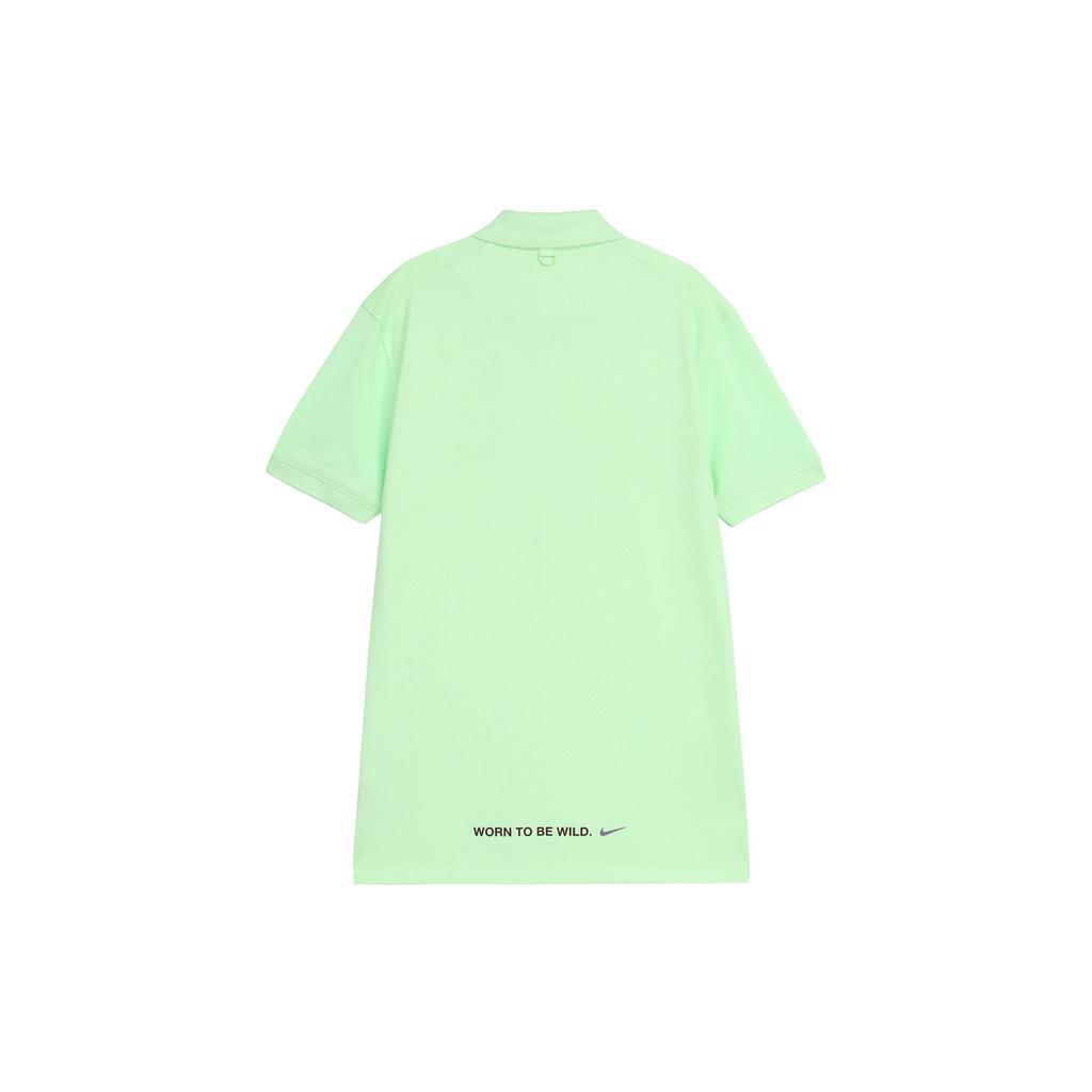 Nike Пуловер с принтом логотипа, мужская рубашка-поло с коротким рукавом, цвет Steam-Green HF6168376