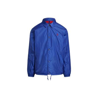 Polo SS23 Куртка однобортная с длинным рукавом и вышивкой логотипа Мужские куртки Синий MNPOOTW16021081-400
