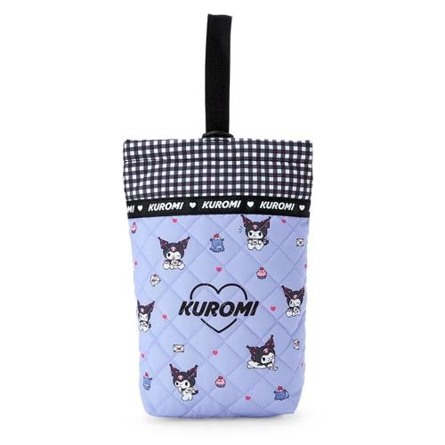 Sanrio (SANRIO) Sanrio Shoe Bag Kuromi Kuromi-chan Kuromi 28ÁE2ÁEcm Quilted Bag Character 207918 SANRIO