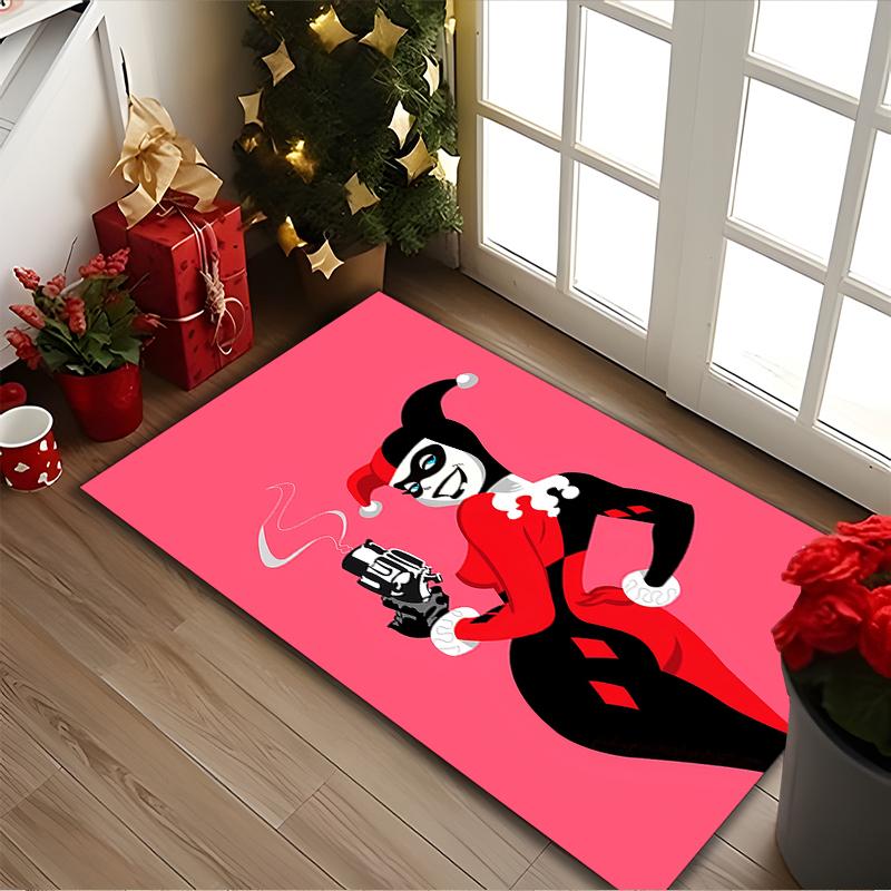 1pc Office Printed Area Carpet, JOKER Rug, Home Sofa Chair Mat For Christmas and Halloween Décor
