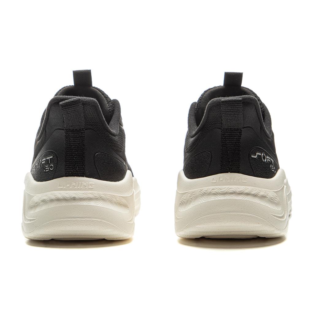 Li Ning SOFT GO 2 WMS Амортизация Скользкая Устойчивость к истиранию Поддержка Отскок Низкие Повседневная Обувь Женская Черный AGLV064-6