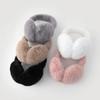 Cute Plush Winter Earmuffs - Foldable Ear Warmers for Women, Cold Weather Ear Protection