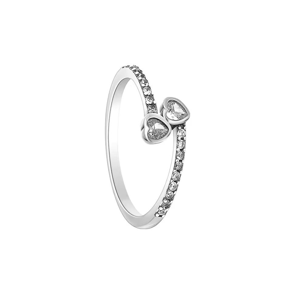 New 925 Sterling Silver Red Heart Stone Size 6 7 8 9 Love Ring Fine Rings Wedding Valentine's Day Fashion Jewelry for Women Gift