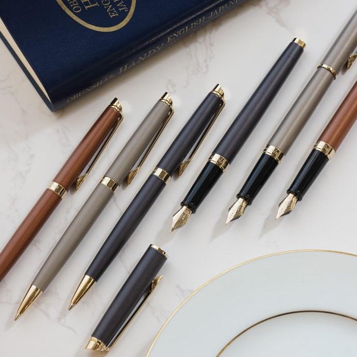 WATERMAN Metropolitan Essential Fountain Pen (Copper Red GT, Fine Nib) Gift Boxed