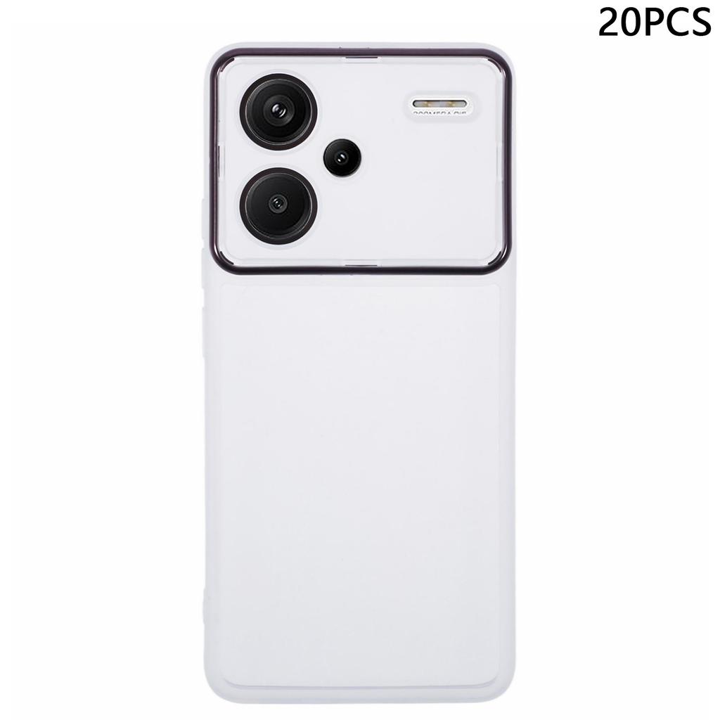 Bulk Purchasing 20Pcs For Xiaomi Redmi Note 13 Pro+ 5G Case Electroplated Camera Frame TPU Phone Cover Precise Cutouts
