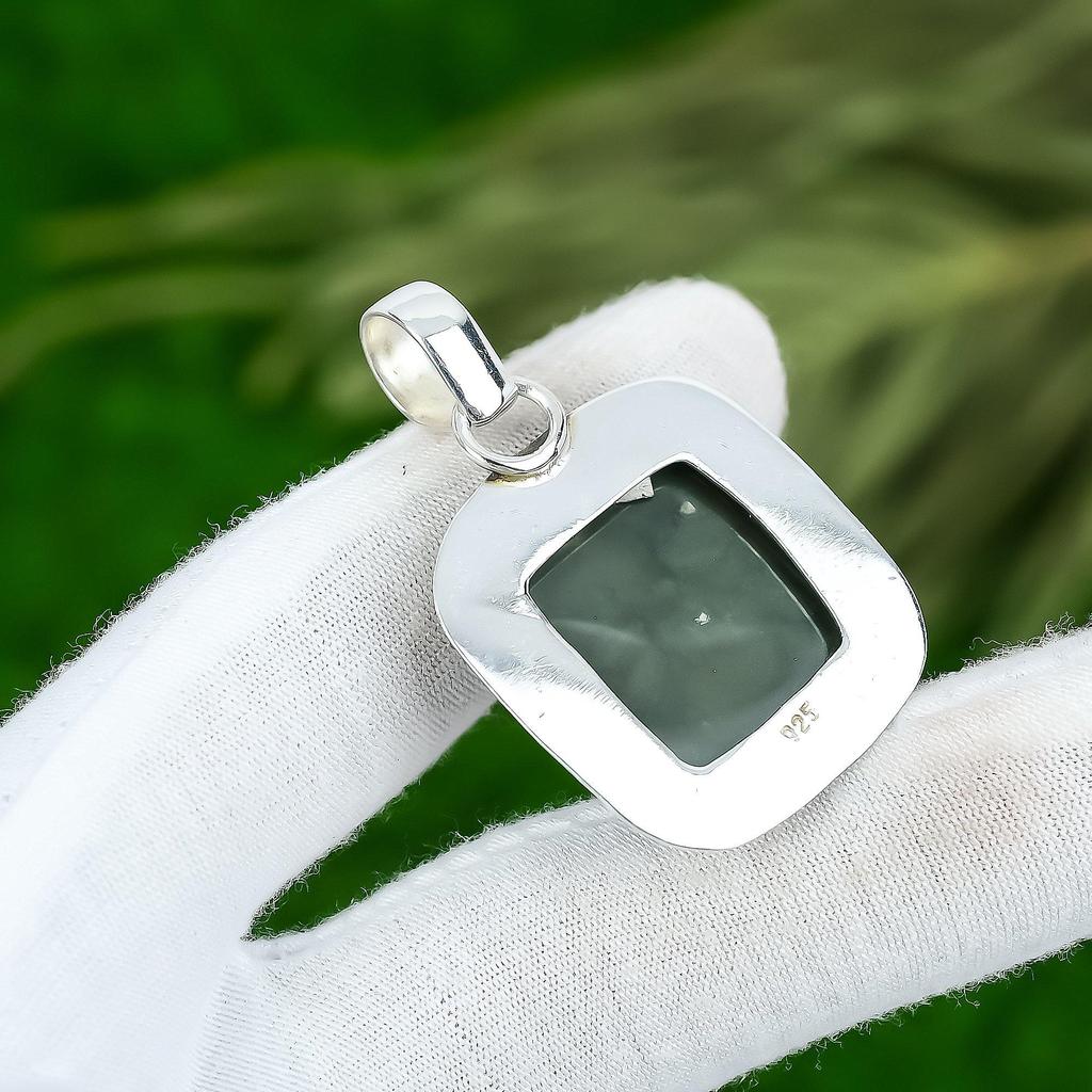 Easter Deal Natural Polychrome Jasper Mother Pendant Jewelry 925 Sterling Silver