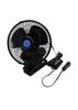 Meltec CF-106 Car Fan, 5.9 Inches (150 Mm) for DC 12 V Vehicles, Powerful