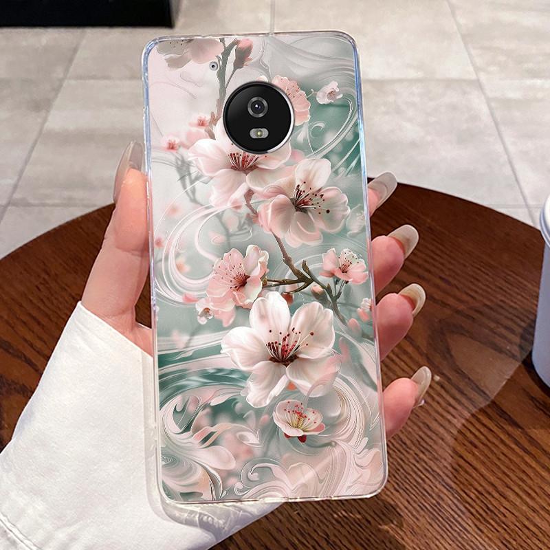 Case For Motorola Moto G5/Moto G5 Plus/Moto X 2017/Moto G5S/Moto G5S Plus Clear Silicone Soft TPU Cover Cute Cat Protective Case