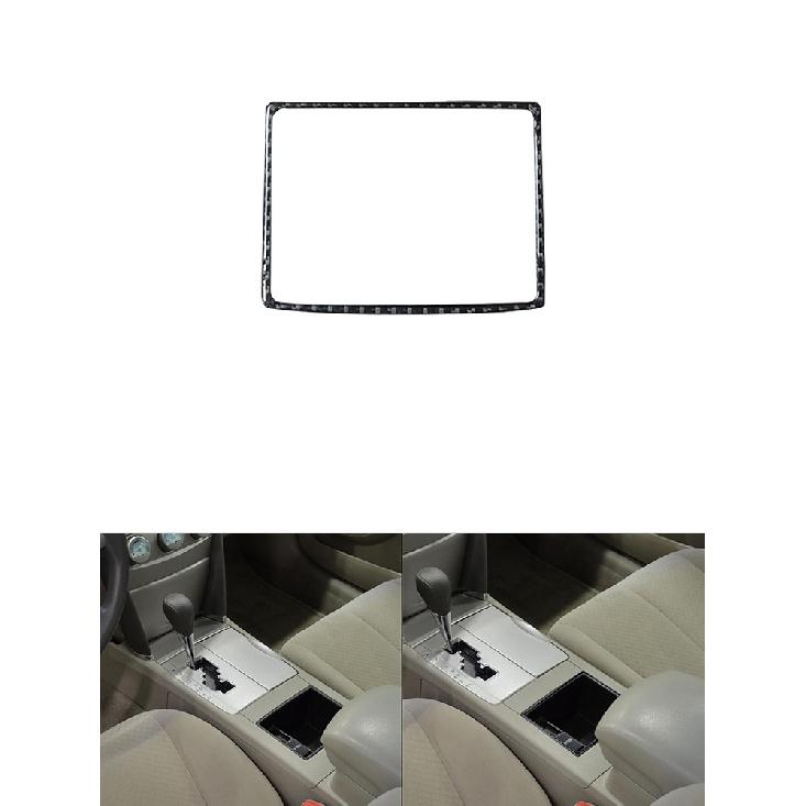 Для Toyota Camry 07-11 наклейки из углеродного волокна на центральной консоли, панель переключателей кондиционера, задняя панель, боковое вентиляционное отверстие, крышка