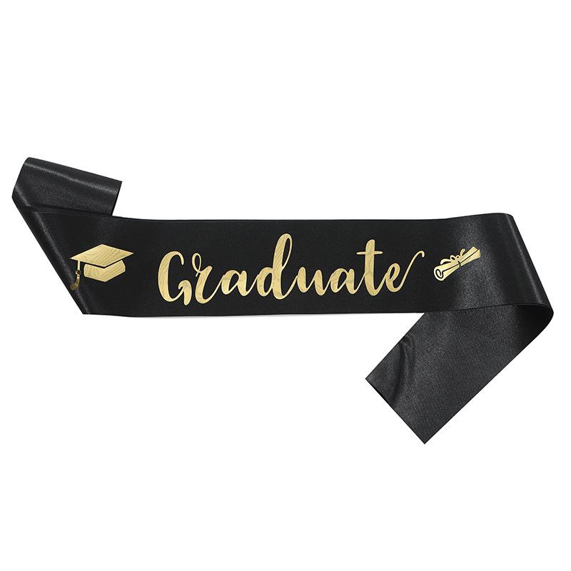 2026 Европейская и Американская Мода Лента для Выпускника IGRADUATED Лента-Этикетка Лента Лента для Выпускного Вечера Одежда Наплечный Ремень Наряд