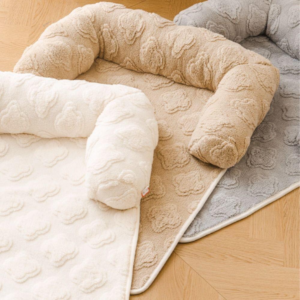 Thickened Pet Sofa Bed Self-heating Warm Pet Mattress Pet Sleep Pad Cat Bed Mat for Autumn Winter