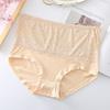Crochet Flower Lace Stitching Hip Lifting Women Briefs High Waist Control