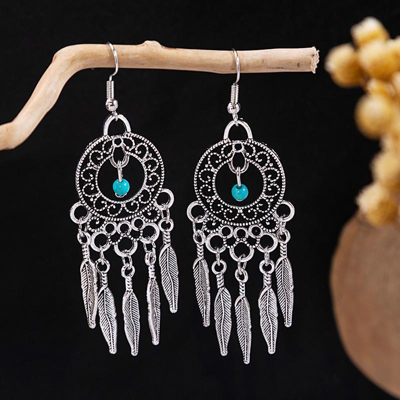 Bohemian Tassel Earrings Retro Ethnic Style Earrings Personalized Temperament Earrings