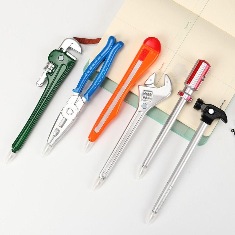 Hammers Wrenches 0.5mm Black Ink Simulation Hardware Tools Pen Gel Pen Writing Tool Ballpoint Pen