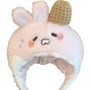 Kigurumi Cap for Plush Toys (10cm Rabbit) - Plush Clothes, Kigurumi Accessories, Otaku Activities, Doll Mascot, Kpopdoll Costume [Used]