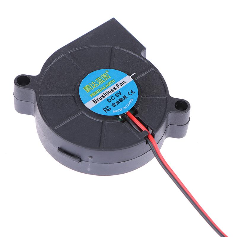 Dc 5V 12V 24V 5015 Turbo Fan Blower Extruder Radiator Diameter 5Cm High Speed Cooling Centrifugal Fan Cooling Fan