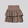 Womens A-Line Pleated Sport Skirt With Built-in Shorts Tennis Badminton Running Gym