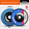 125 Type Stainless Steel Shutter Blade Grinding Disc for Angle Grinder - Thickened Flat Polishing Wheel