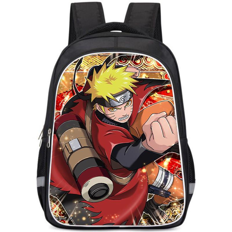 Стильный рюкзак Naruto из ткани Оксфорд, легкий и вместительный, школьная сумка для мальчиков и девочек