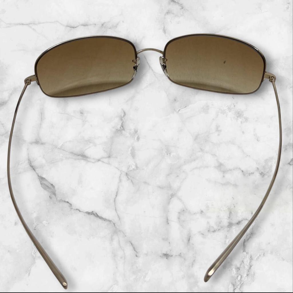 Б/у Oliver Peoples Epic G Золотой Желтый Линза Джордж Токоро
