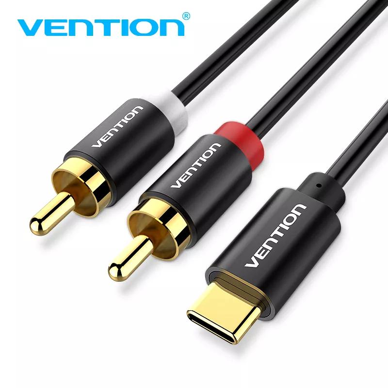 Аудиокабель Vention USB C RCA типа C «папа» на 2 «разъема RCA» для iPhone Sumsung Xiaomi TV