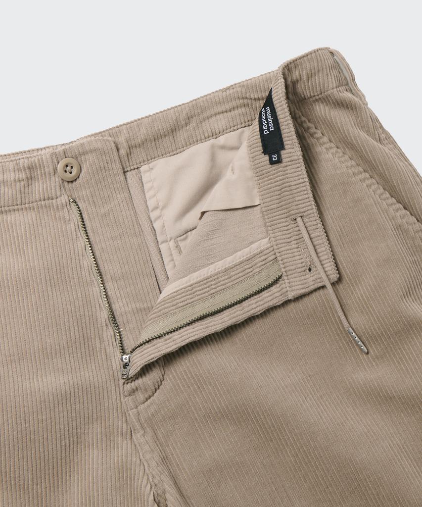 MUSINSA STANDARD Corduroy Parachute Pants [Light Beige]