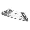 100Pcs Stainless Steel Furniture Corner Connector Shelf Brackets Cabinet Support Fixing Frame Corner Brace Enduring