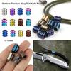 11*13mm Outdoor Knife Lanyard Beads 7 Styles Camping Knife Gadgets Pendant