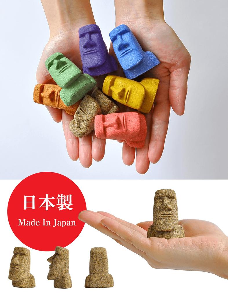 Minamisanriku Moai Family Мини Статуя Моаи Камень Силы Удачи Амулет Предмет Удачи Интересные Разные Товары