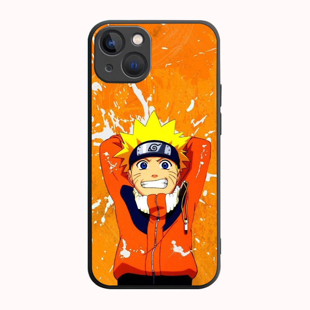 Черный чехол B-34 Naruto для OPPO A5 A9 A15 A16 A55 A94 A95 A96 Reno 6 7 8 10 5G Realme 7I 8I C30 C31 VIVO V23E V25 V27 Pro Y20S Y17S
