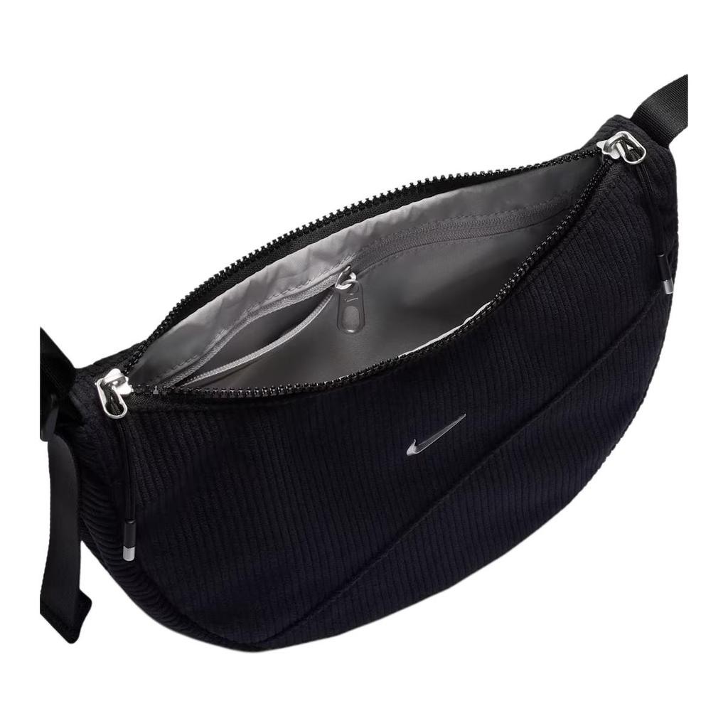 Nike Aura Fabric Shoulder Bag Unisex Black