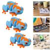 1/2/3Pcs 3D Printed Tropical Frog Ornament Movable Joints Frog Figurine Mini Articulated Frog Figure Fidget Toy Desktop Decoration Ornament