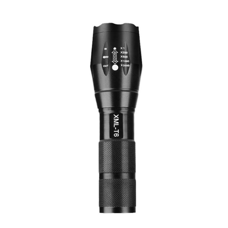 Q5 LED Telescopic Zoom High-Power Rechargeable Flashlight Kit