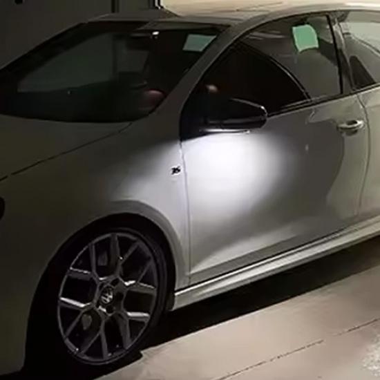 2 шт. Белые светодиодные подсветки под зеркалами (Puddle Lights) на 18 светодиодов для Volkswagen MK6 Golf GTi