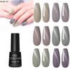 7 мл Гель-лак для ногтей Серый гель-лак «кошачий глаз» Клей Верхнее базовое покрытие Стойкий лак для ногтей Nail Art
