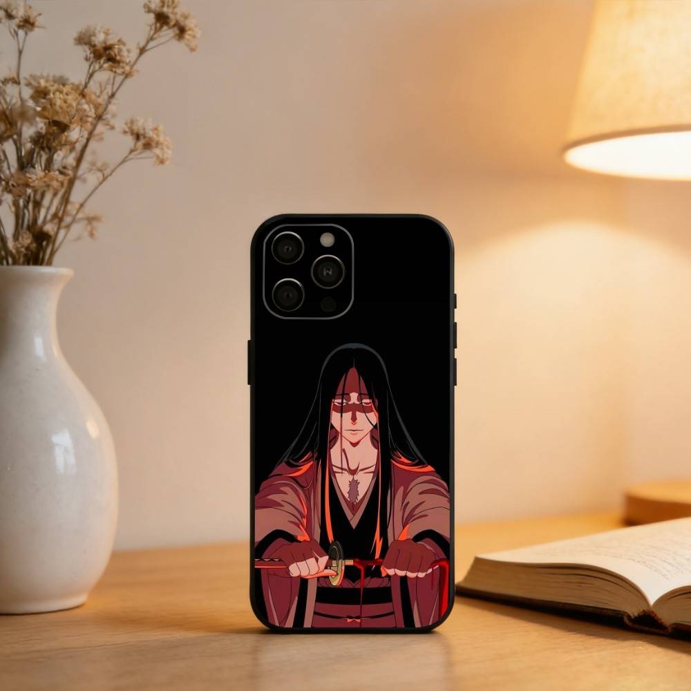 Чехол для телефона R-Retsu U-Unohana B-Bleachs для iPhone 17,16,15,14,13,12,11 Plus,Pro Max,XS, Мягкий силиконовый черный чехол