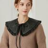 Большой лацкан поддельный воротник шаль женская винтажная съемная рубашка воротник блузка свитер воротник лацкан топ женская одежда аксессуары