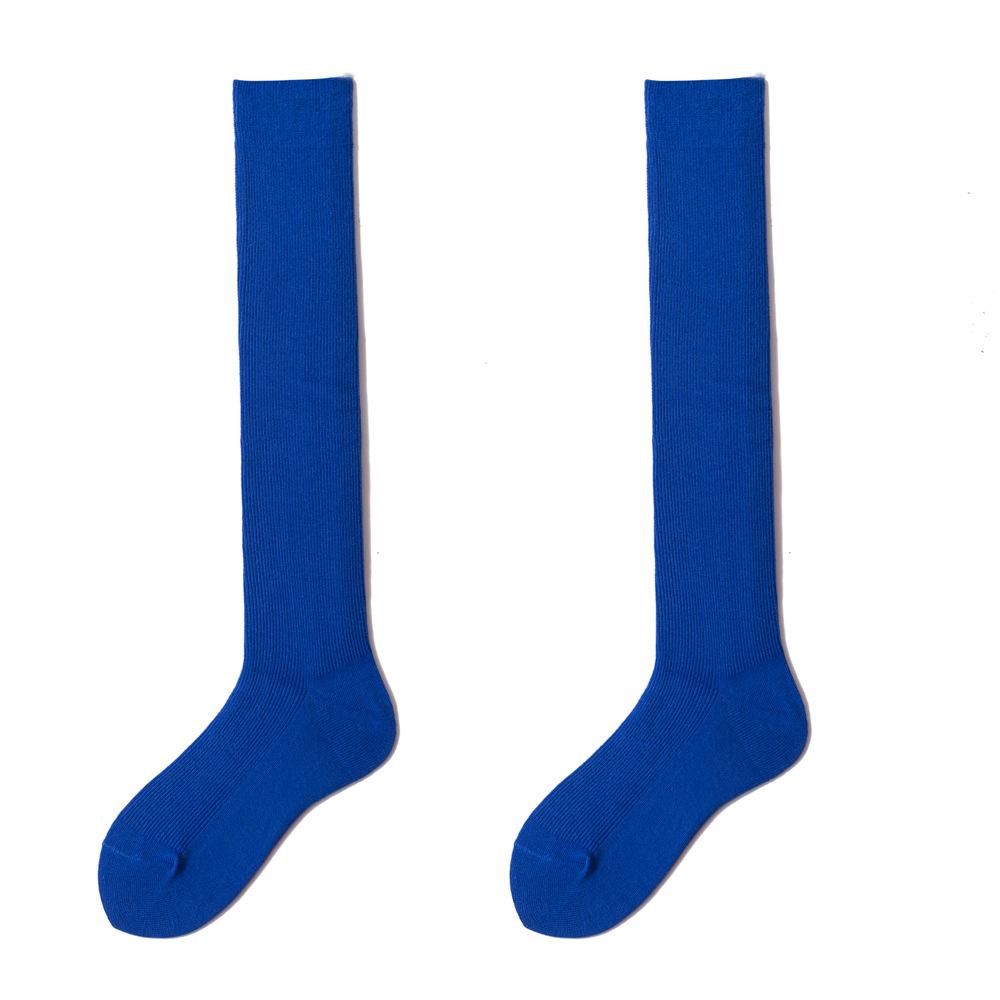 Конфетно-цветные гольфы до колена, Модные длинные носки, Носки до середины икры, Однотонные высокие носки, Влагоотводящие и дышащие