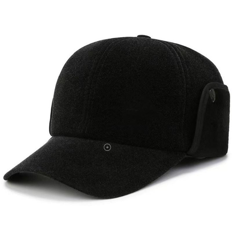 Осенние и зимние кожаные шапки для людей среднего и пожилого возраста, мужские зимние шляпы с козырьком для пап, зимняя теплая и универсальная защитная шапка для ушей
