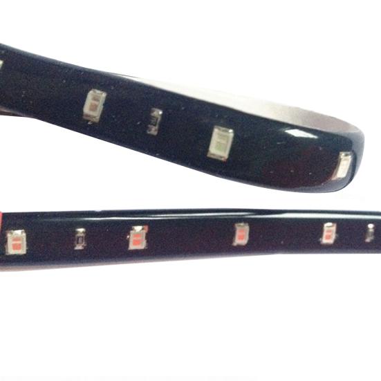 2Pcs Red/Green LED Strip Waterproof Navigation Light Marine Car Boat Supplies