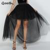 Tulle Mini Skirt Playful Swallowtail Mesh Skirt Sexy Mini Tutu Skirt for Party QT2182