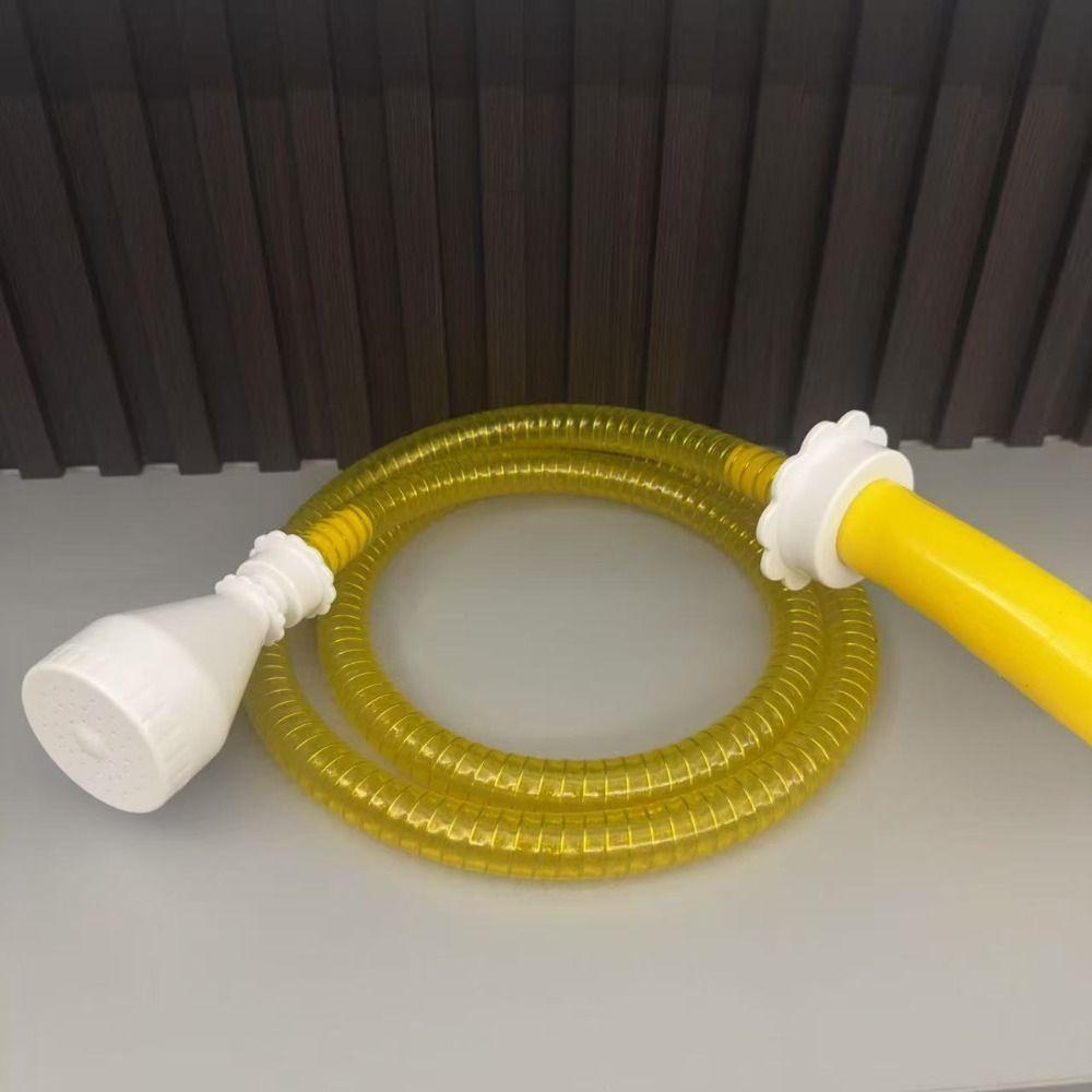 ABS Adjustable Shower Hose Flexible Silicone Adapter Elastic Hose Bathroom Sink