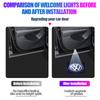 2pcs Car Door HD Welcome Light Laser Projector For Volkswagen VW Jetta Lavida Bora polo passat b6 b8 mk6 golf R Rline accessorie yzk045