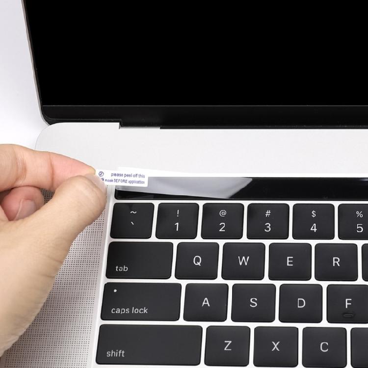 Прозрачная защитная пленка-наклейка на Touch Bar для MacBook Pro 16 A2141 Защита