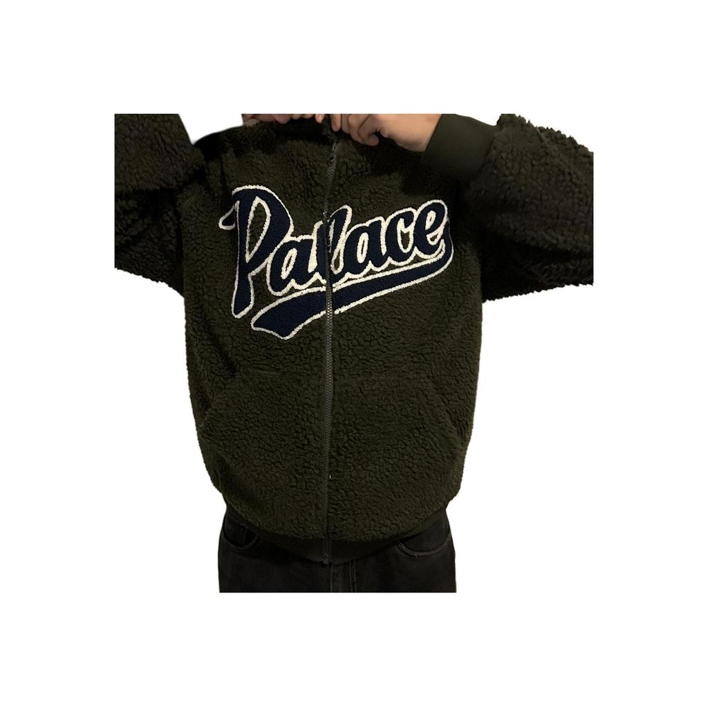 Palace Script Hood Huntsman Unisex Tops Green P25CS091