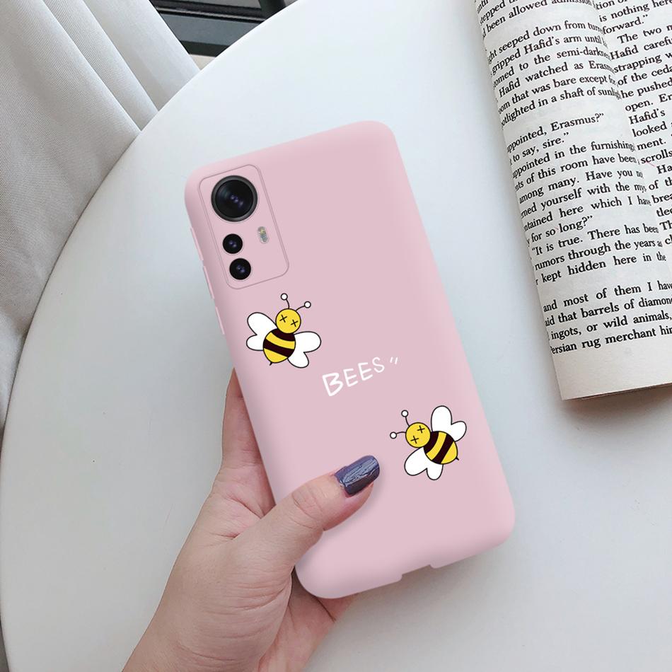 Для Xiaomi 12 Lite 6.55'' Чехол Милый Кот Кактус Мягкий Силикон ТПУ Задняя Крышка Для Xiaomi 12 Lite 5G 12Lite Чехол для Телефона Сумка Чехлы