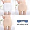 Женские двухслойные бесшовные шорты-безопасности из ледяного шелка, защищающие от просвечивания
