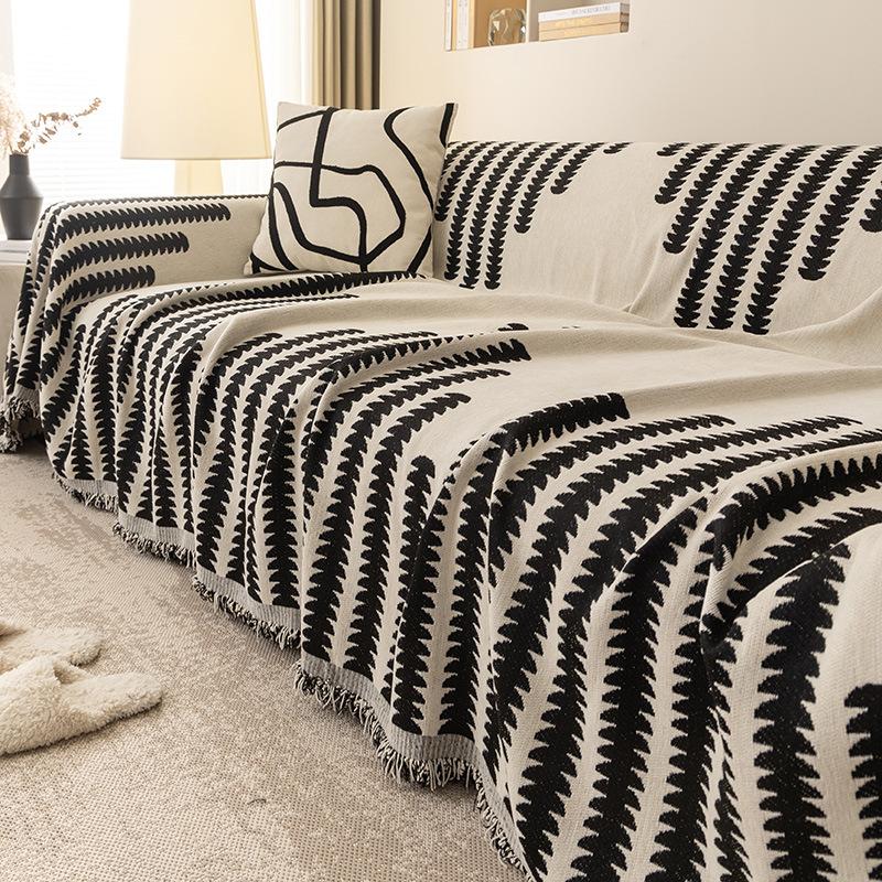 Простой чехол для дивана из синели в скандинавском стиле, полностью покрытый чехол для дивана на четыре сезона, универсальное полотенце для дивана, не царапающий чехол для дивана, подушка для дивана