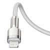 Baseus Cafule Series Metal Data Usb-C / Lightning 20W Pd Cable 1 M - White