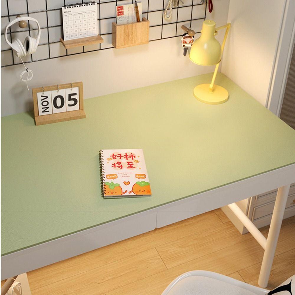 Waterproof Oilproof Table Cloths Oilproof Computer Desk Mat PU Leather Table Cover  Gamer Keyboard